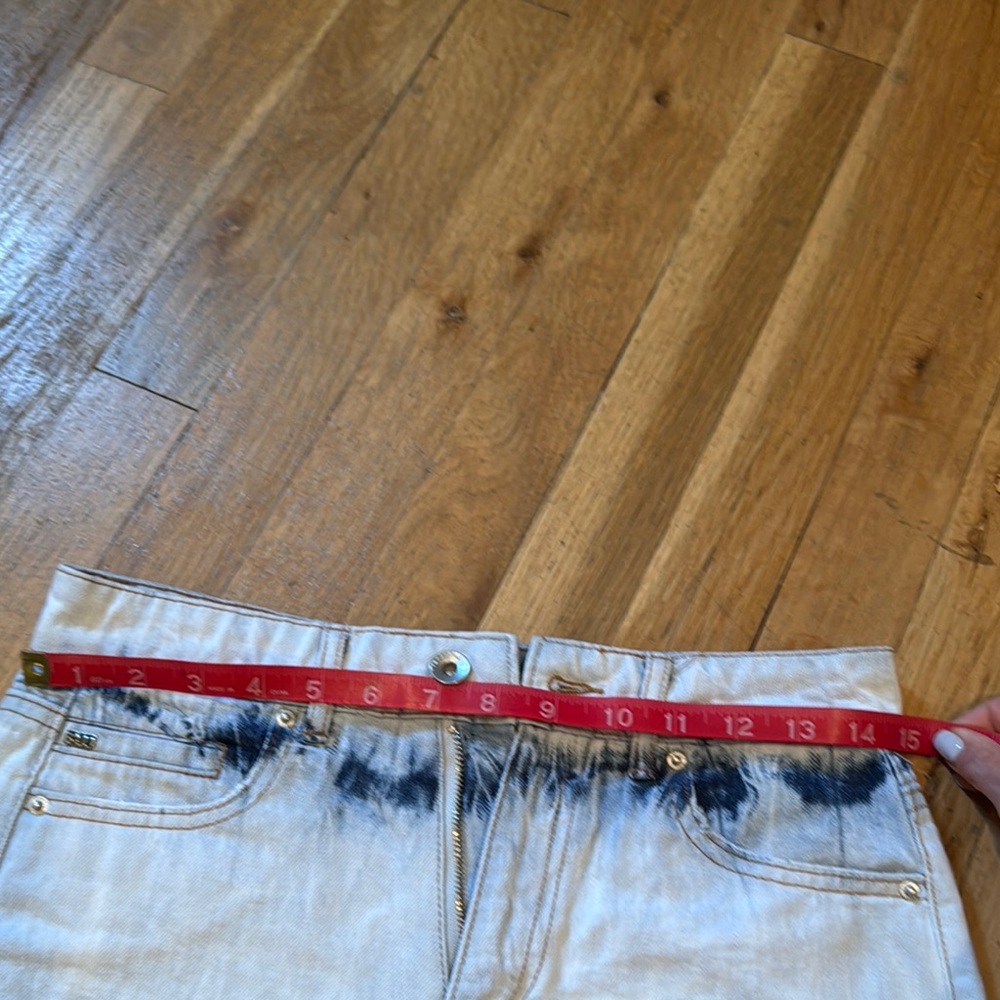 Tractr BLU sz 26 Stylish Blue Denim Women's Shorts - Picture 5 of 8